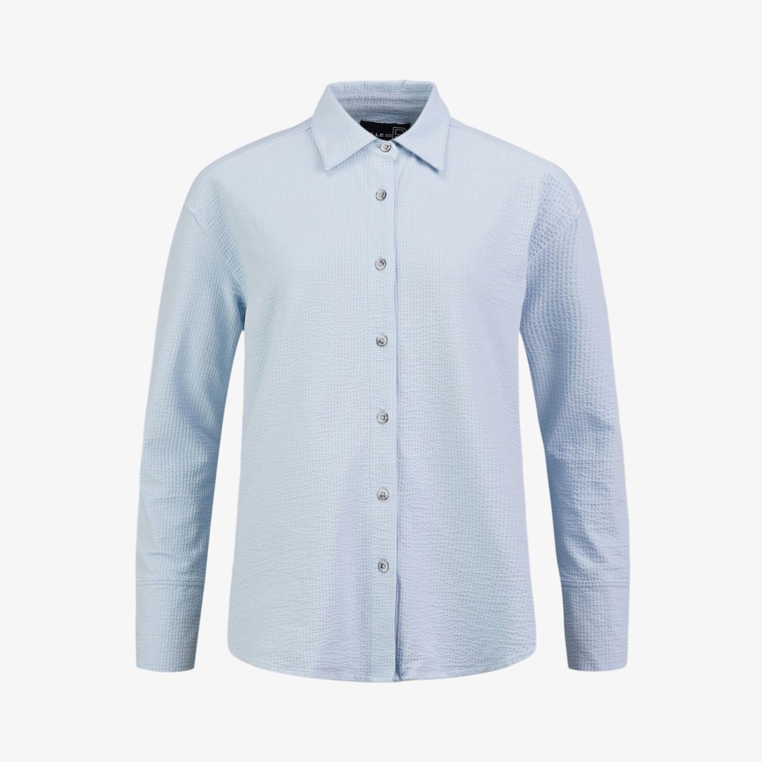Pelle P - W Dock Shirt, Atlas Blue Känn dig snygg och ledig på samma gång