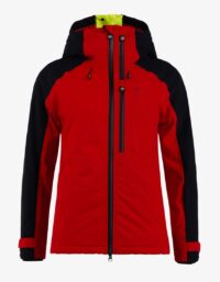 Pelle P - W Flow Ski Jacket, Race red För dig som föredrar fodrade skidkläder
