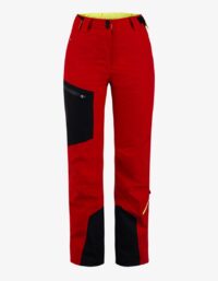 Pelle P - W Flow Ski Pants, Race red Fodrad skidbyxa för dig som lätt fryser i backen