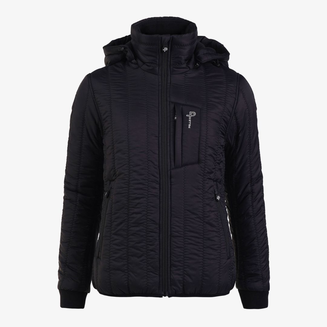 Pelle P - W Mistral Jacket, Ink Med sitt mjuka fleecefoder och vaddering i smidig Sorona® DuPont är Mistral Jacket en perfekt vår och höstjacka som även skyddar