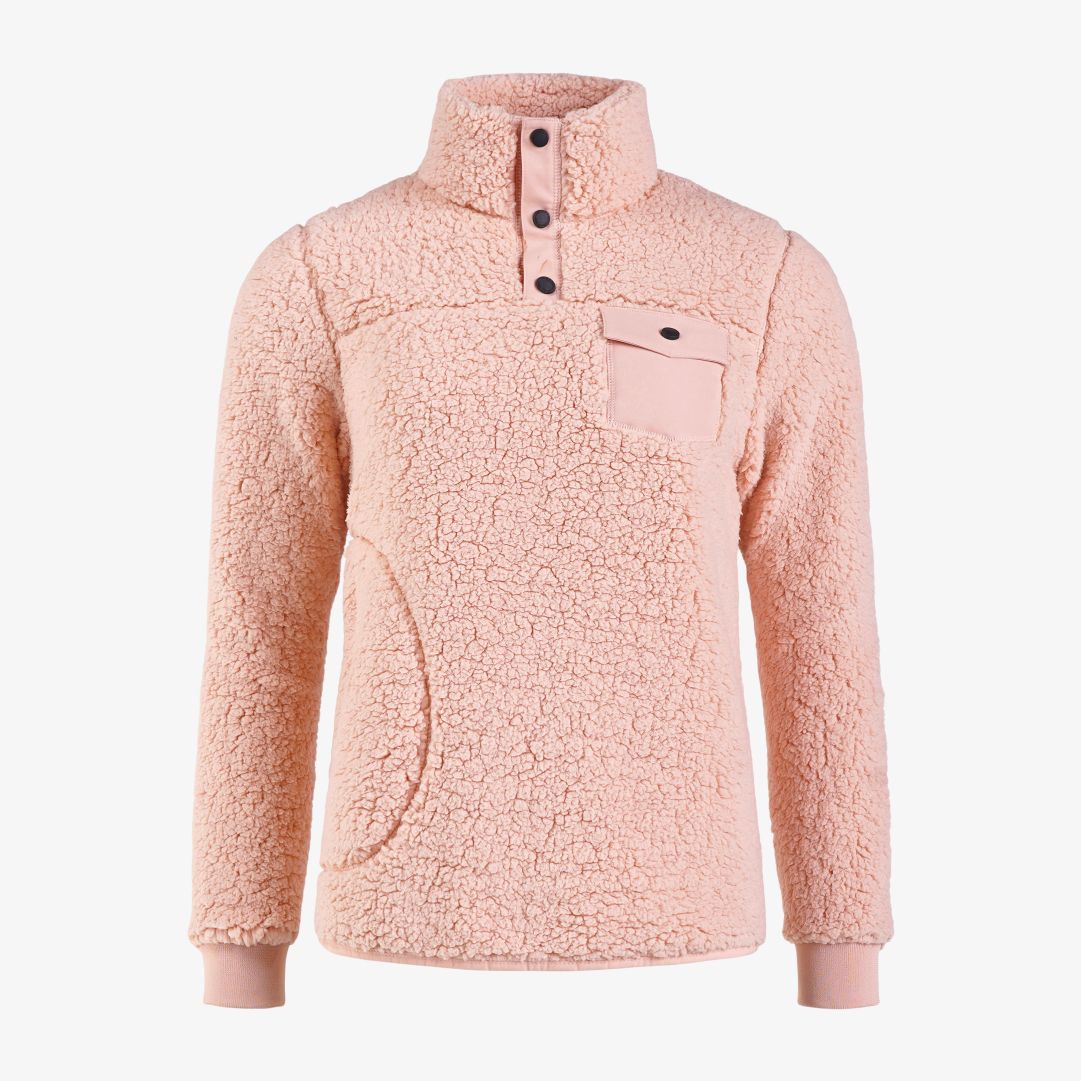 Pelle P - W Sherpa Sweater, Frozé Mjuka Sherpa Sweater har alla önskvärda attribut för en varm och skön tröja