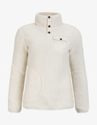 Pelle P - W Sherpa Sweater, Cream white Mjuka Sherpa Sweater har alla önskvärda attribut för en varm och skön tröja