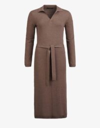 Pelle P - W Tiller Polo dress, Cobblestone Mélange Stilren look med diskreta detaljer