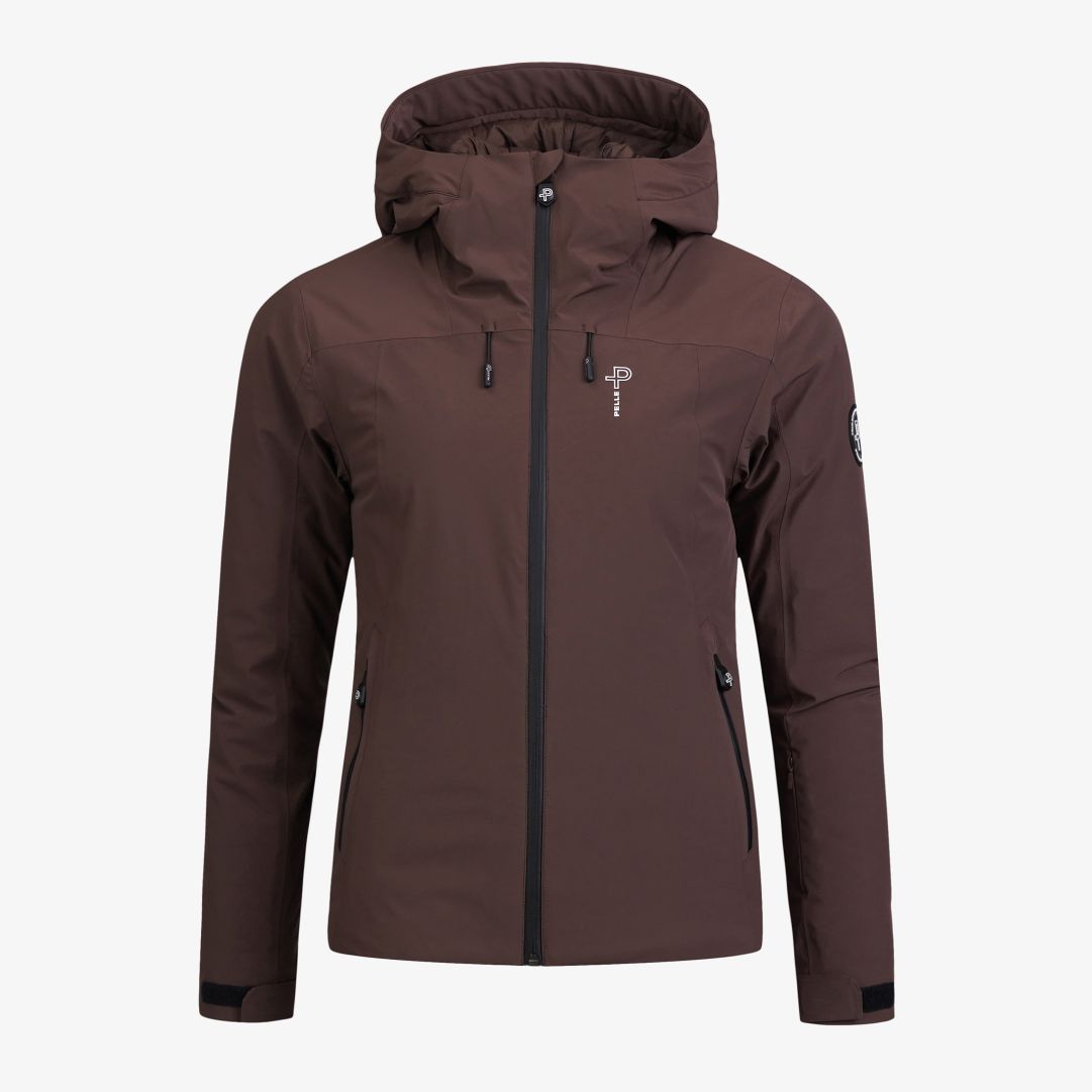Pelle P - W Ardor Jacket, Carob Brown Lika bra i skidbacken som på stadens gator