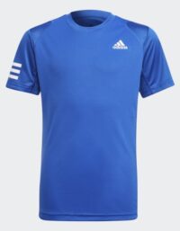 ADIDAS Club 3-stripes Tee Blue Boys (Storlek: XXL)