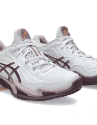 Asics Court FF 3 White/Watershed Clay/Padel Women  (Storlek: 41.5)