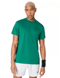 Asics Court SS Top Tee Green Mens (Storlek kläder: XXL)
