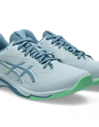 Asics Netburner Ballistic FF 4 Grey/Blue Squash & Badminton Mens - 2026 (Storlek: 46.5)