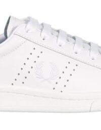FRED PERRY Leather Vit Unisex (Storlek: 47)