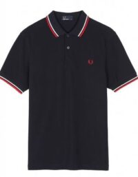 FRED PERRY Twin Tipped Polo Shirt Herr (Storlek: XXXL)