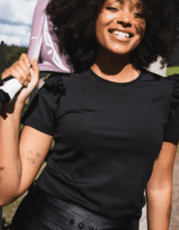 BOW19 Celine Black Top Women (Storlek: XL)