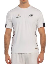 Bullpadel Borni Premier Padel Tee White Mens  (Storlek kläder: S)