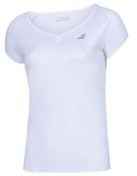 BABOLAT Play Sleeve Top White Women (Storlek: XS)