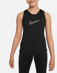 NIKE DriFIT One Tank Black Girls Jr (Storlek: XS)