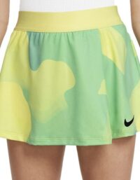 NIKE Court Dri-FIT Victory Gr/Ye Skirt Girls (Storlek: XS)