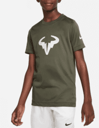 NIKE Kids Rafa Tee Army Green Boys (Storlek: XS)