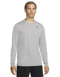 Nike dri-Fit Long Sleeve Legend Grey Mens (Storlek: XXL)