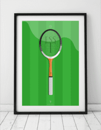 Ess tennis orginalillustration racket