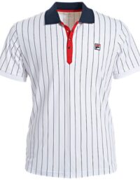 FILA Polo Stripes Polo White (Storlek: XXL)