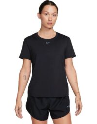Nike One Classic Tee Black Women (Storlek: XS)