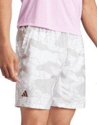 Adidas Club Graph Shorts Wh/Gy Mens (Storlek: XXL)