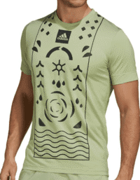 ADIDAS Heatready Freelift Tee Green Mens (Storlek: XS)
