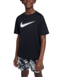 NIKE DriFIt Icon Tee Black Boys Jr (Storlek: XS)