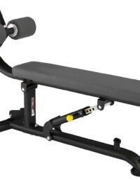 bhfitness Magträningsbänk L835BB Justerbar Svart - BH Fitness (Kommersiell)