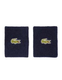 Lacoste Stretch Cotton Jersey Wristband 2-pack Navy