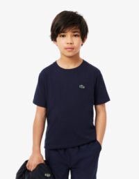 Lacoste Ultra Dry Sport Tee Navy Jr (Storlek kläder: XXL)