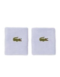 Lacoste Stretch Cotton Jersey Wristband 2-pack Light Blue