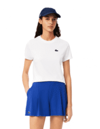 Lacoste Ultra Dry Technical Sport Tee White Women (Storlek: XL)