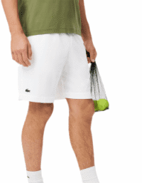 Lacoste Ultra Dry Shorts White Mens (Storlek: XXL)