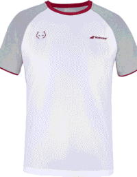 Babolat Tee Juan Lebrón White (Storlek: XXL)