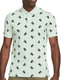 Nike Dri Fit printed Polo Mint Mens (Storlek: XXL)