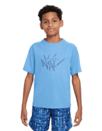 Nike Multi Tee Blue Jr (Storlek kläder: XS)