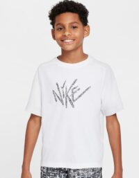 Nike Multi Tee White Jr (Storlek kläder: XS)