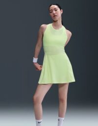 Nike Victory Tennis Dress Lime Women (Storlek kläder: XS)
