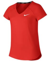 NIKE Court Pure Top Girls (Storlek: XS)