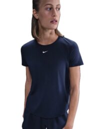 Nike One Classic Tee Navy Women (Storlek kläder: XL)