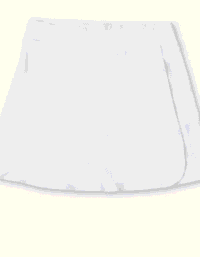 PEACHY Warp Skirt White Women (Storlek: XS)