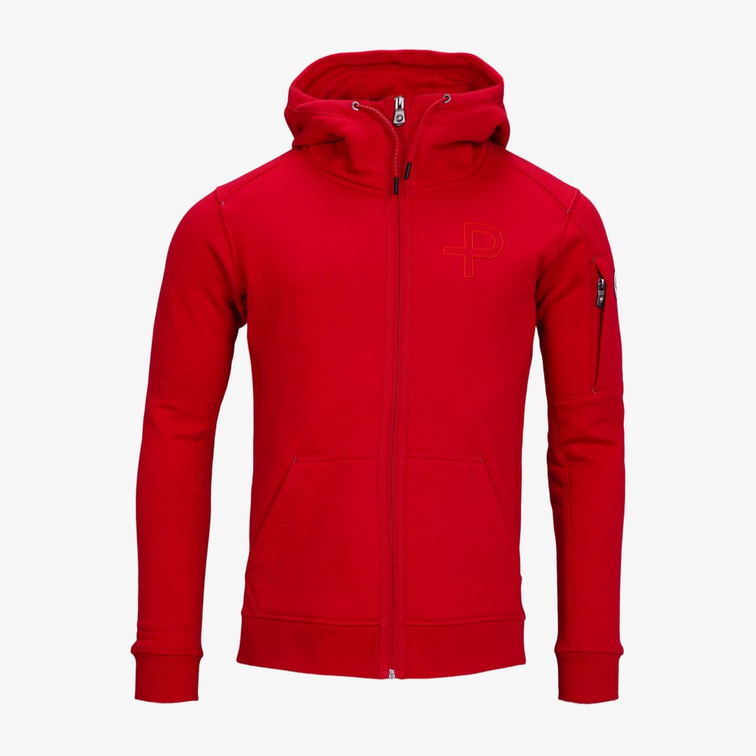 Pelle P - P-hoodie, Race red Ett måste i basgarderoben