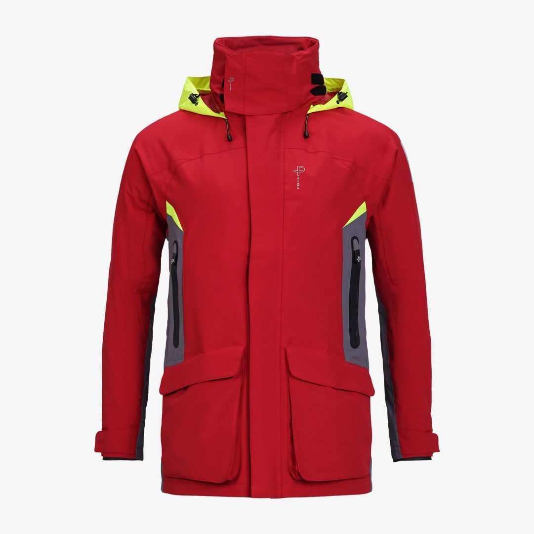 Pelle P - Tactic Race Jacket, Race red Mångsidig seglarjacka som fungerar lika bra på tävlingsbanan som för familjesegling