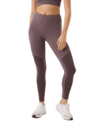 Borg High Waist Tonal Tights Women - Purple (Storlek: XS)