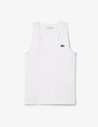 Lacoste Sport Ribbed Tank Top (Storlek: XS)