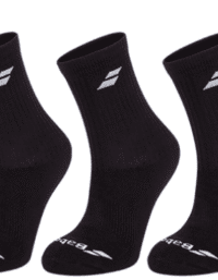 Babolat 3-pack Socks Crew Black (Storlek: 35-38)