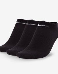NIKE Every day No-Show Socks 3-pack Black (Nike Strumpor : 42-46)