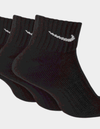 NIKE Cushioned Ankle 3-pack Black (Nike Strumpor : 46-50)