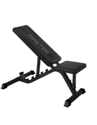 Master Fitness Master Fitness Träningsbänk Justerbar Maxvikt 200kg Svart