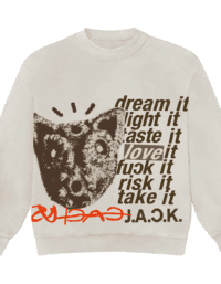 Travis Scott D.L.T.L.F.R.T. Crewneck Natural